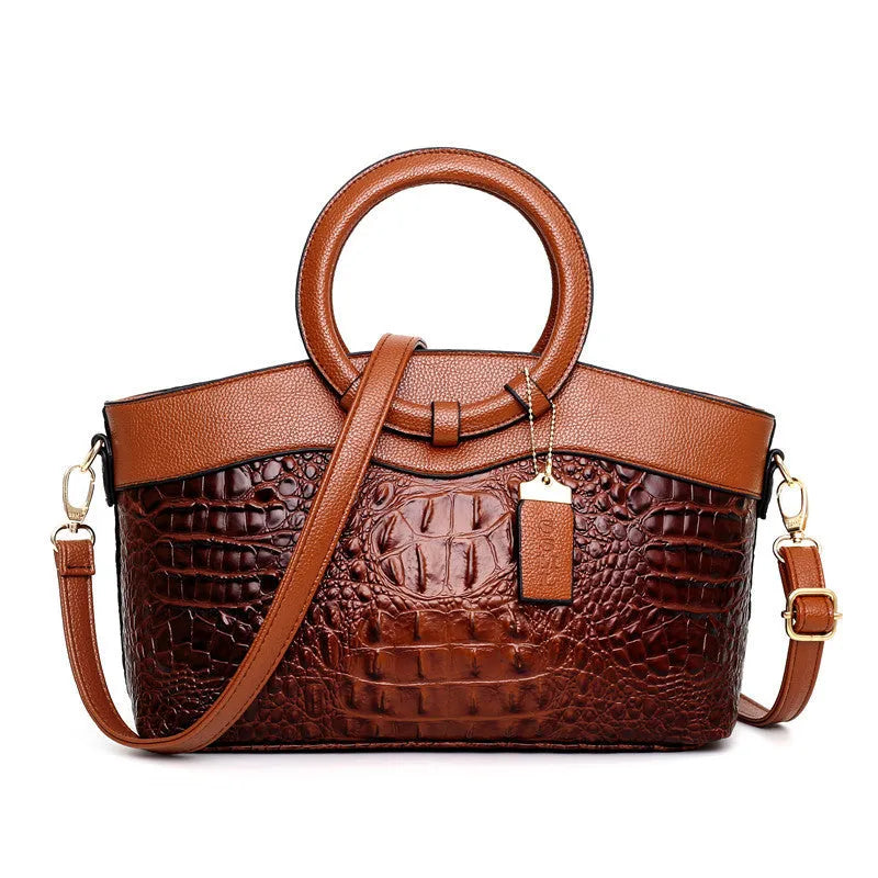 Casual fabric ladies handbag in multiple colours showing internal phone and ID pockets.