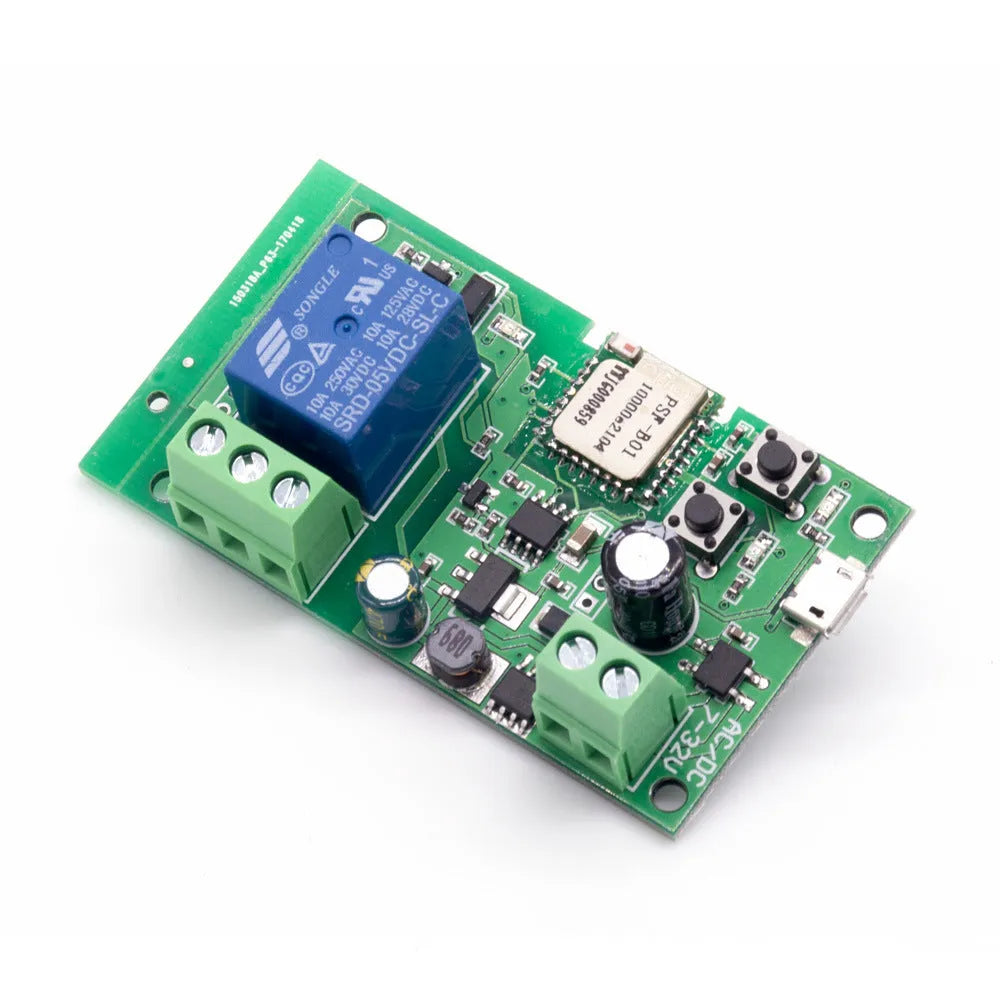 SMG-WF01 series 1 way relay module with USB port and PCB antenna