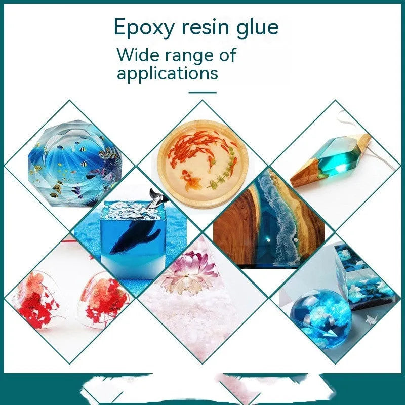 1kg bottle of Epoxy Resin 31 Crystal Glue for DIY crafting projects