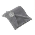 U-shaped convex support collar neck scarf travel pillow in black, gray, navy, red colour options