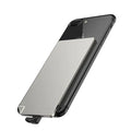 Silver graphene battery power bank with 4000mAh capacity and slim aluminium design
