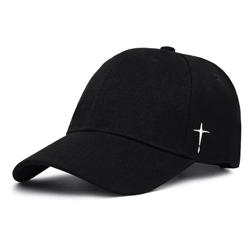 Men's plus size sun protection baseball cap in cotton, one size fits all, available in multiple colours