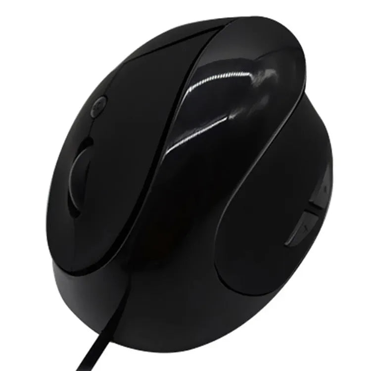 Vertical ergonomic wired mouse in multiple colours with six buttons and adjustable DPI