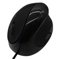 Vertical ergonomic wired mouse in multiple colours with six buttons and adjustable DPI