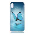 Luminous cartoon iPhone case with Butterfly design, back cover style in IMD+TPU material
