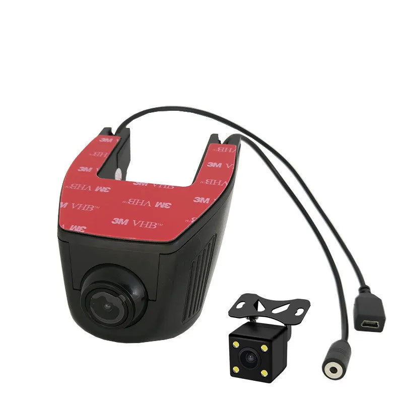 Hidden driving recorder with Sony sensor 1080P WiFi parking monitor black