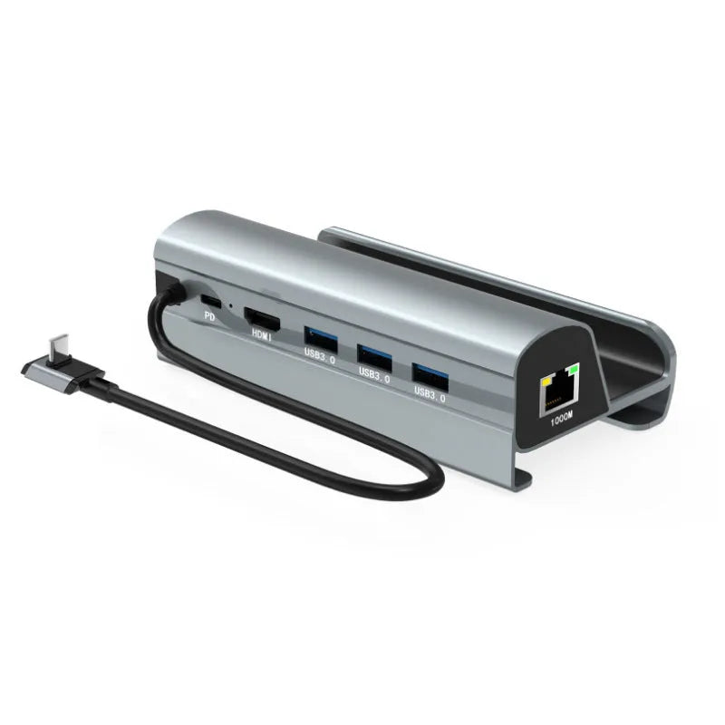 GPD WIN4 handheld console dock base expander in black and silver grey colour options.