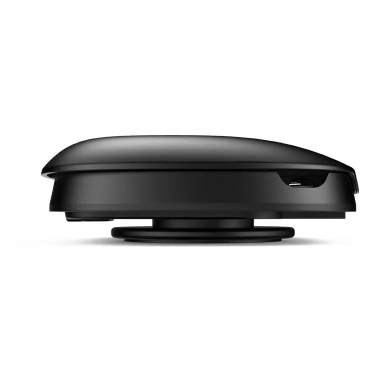 Black plastic rotating suction cup car navigator bracket for smartphones and GPS devices