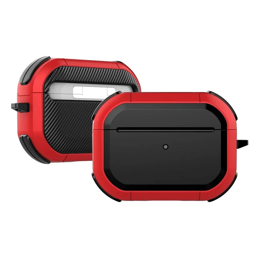 AirPods 1, 2 and Pro protective shell case in multiple colours showing TPU and PC construction