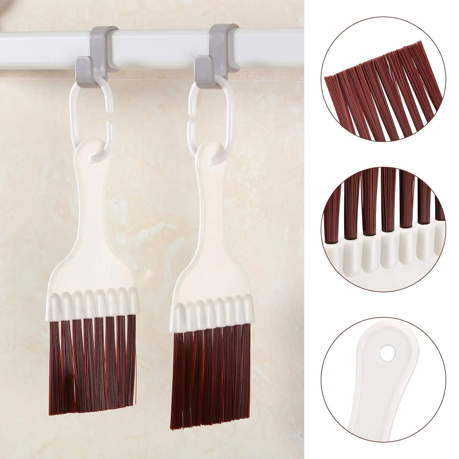 Stainless steel air conditioner fin comb and condenser cleaning brush tool