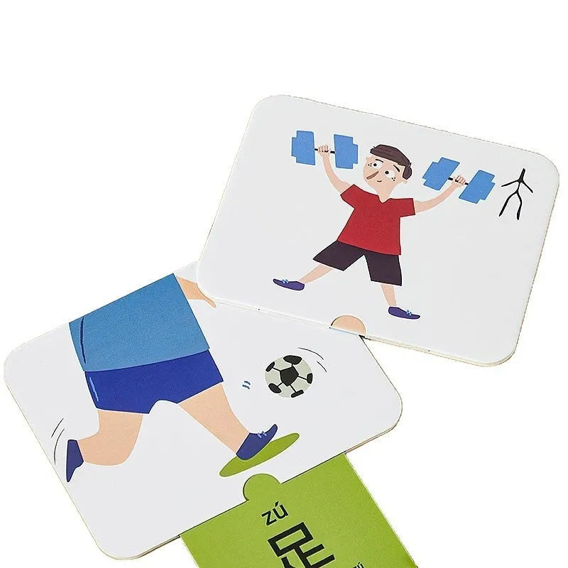 Lala Card literacy machine with paper cards and digital camera for children's early education