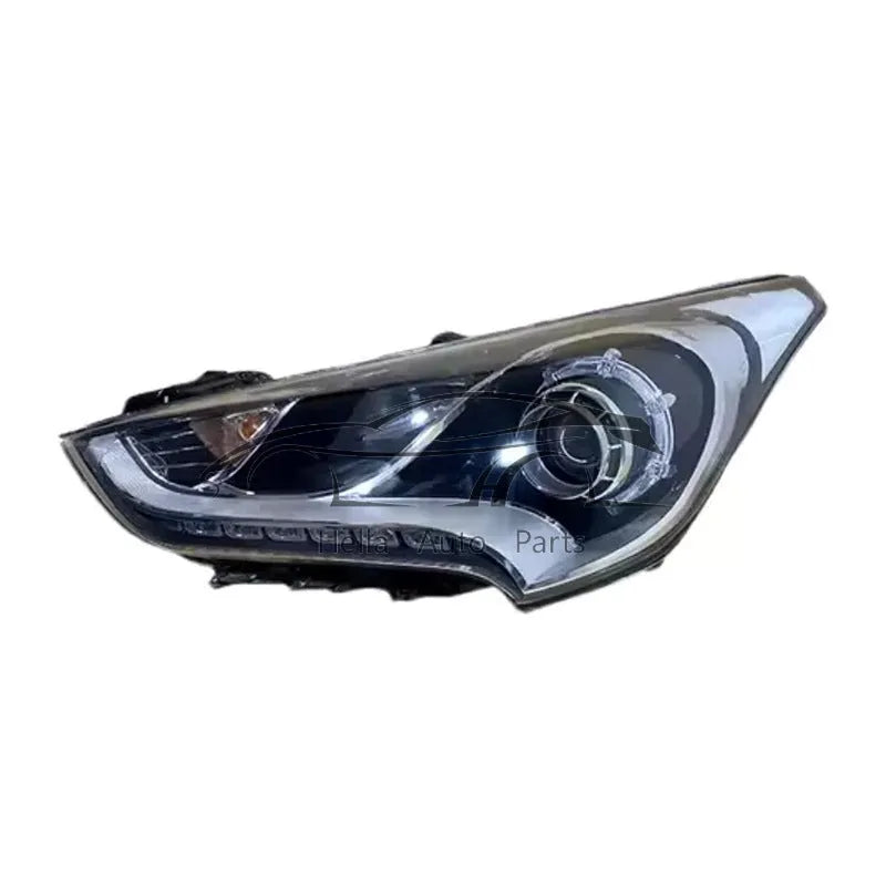 Black ABS plastic headlight housing for Hyundai VELOSTER with 92101-2V500 model number