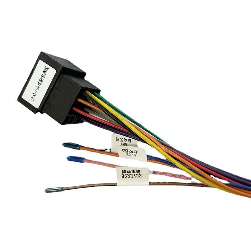 Volkswagen small head low power car wiring cable with 16-pin connector and PVC insulation