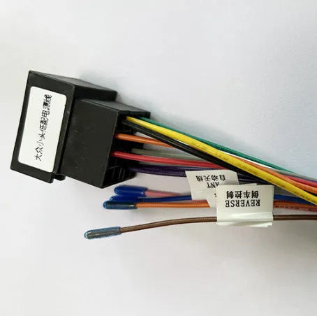 Volkswagen small head low power car wiring cable with 16-pin connector and PVC insulation