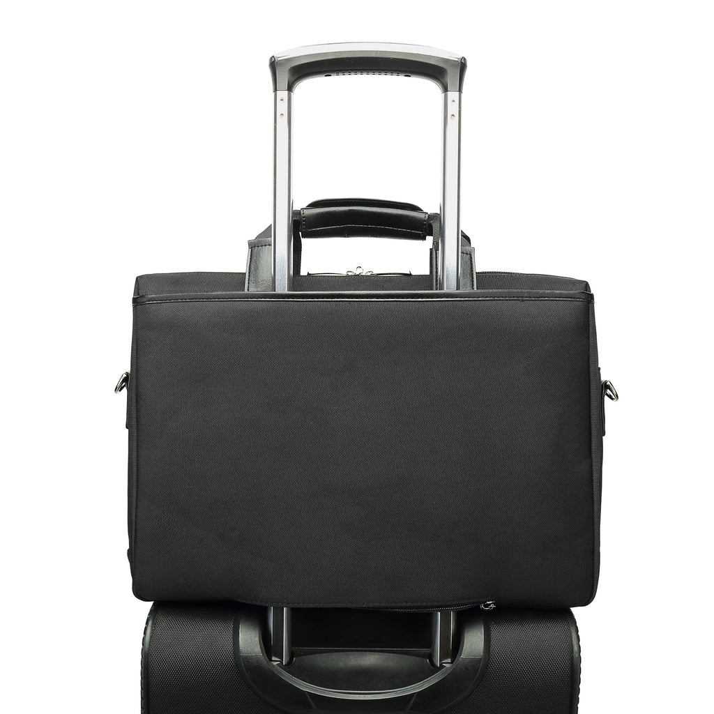 Black business large capacity single-shoulder laptop backpack in Oxford cloth for 15 inch notebook and tablet