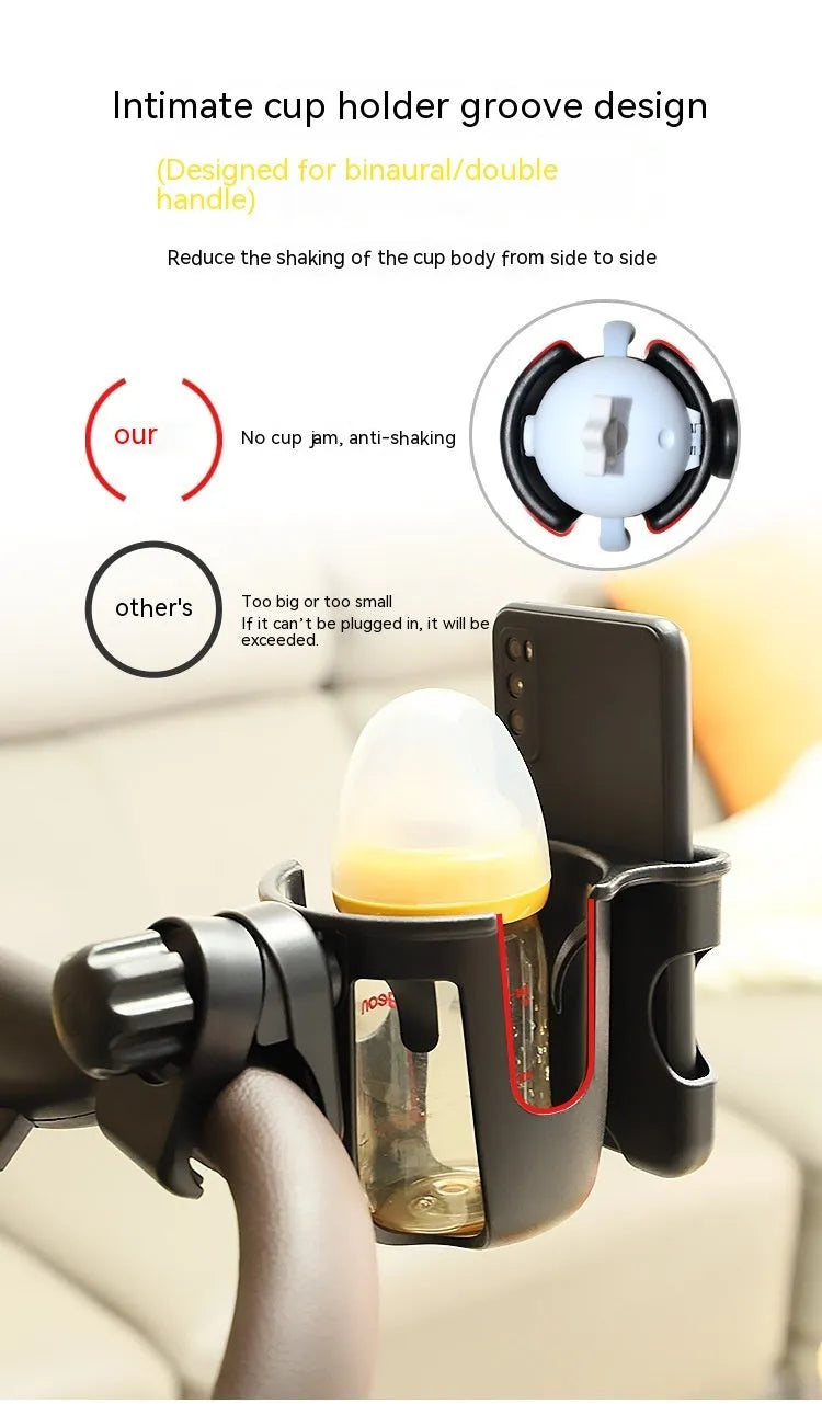 ABS plastic electric car cup holder in black green or pink measuring 19x10x11.3cm