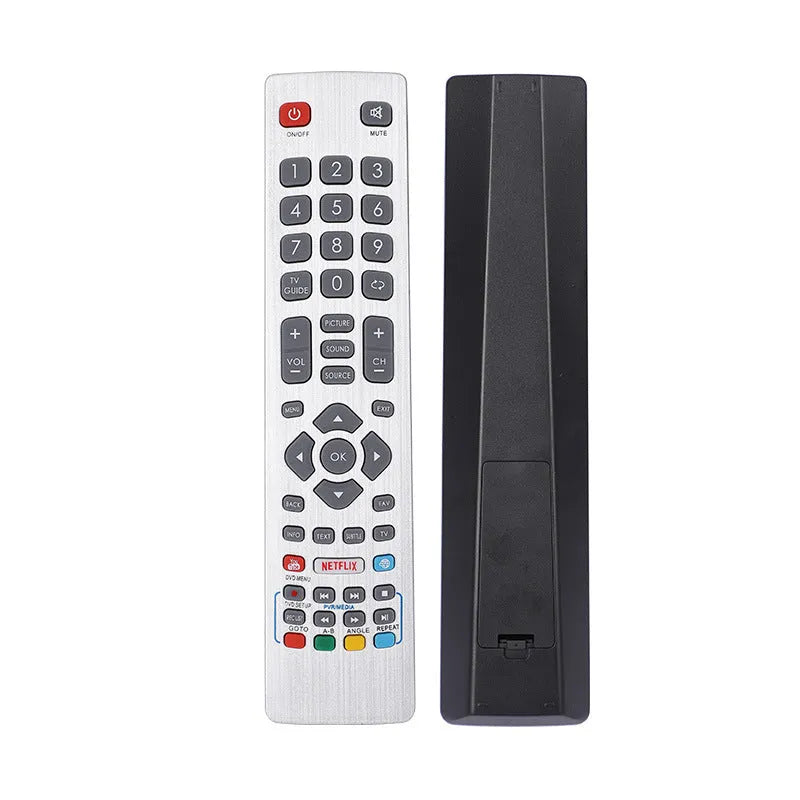 Silver gray YouTube NETF LIX remote control, 10 m transmission distance, audio-visual accessory, 1PC