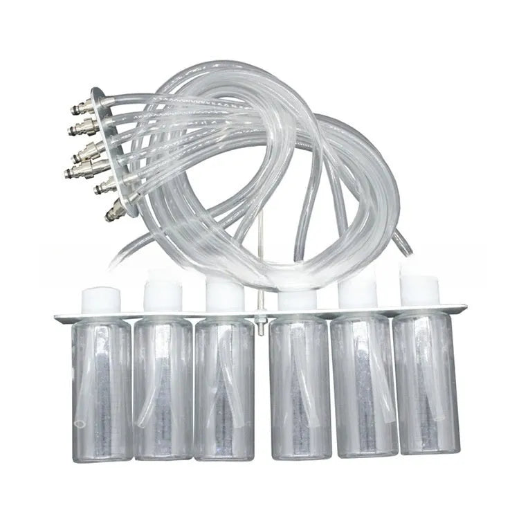 Brass and plastic fuel injection flow meter diagnostic tool for automotive fuel system testing