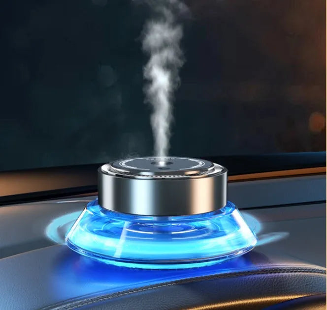 Smart Spray car mounted fragrance unit with 50ml refill cartridge in Gentleman's Black colour