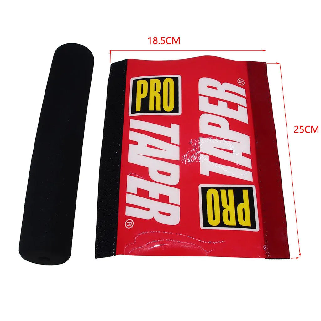 25cm motorcycle foam chest protector cover for handlebars in black, blue and red options