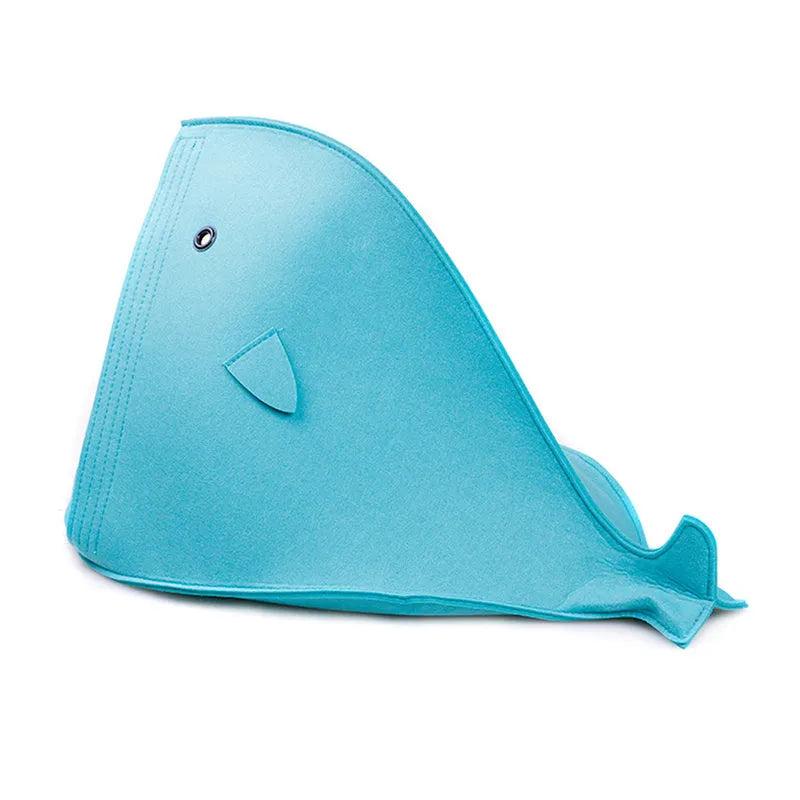 Foldable felt pet nest 40x40x50cm in Blue or Grey, chemical fibre felt, washable and removable