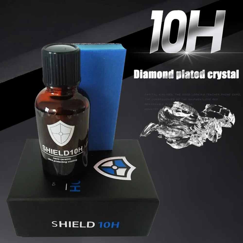 10H automotive nano crystal coating 30ml bottle with black liquid ceramic coat car paint sealant