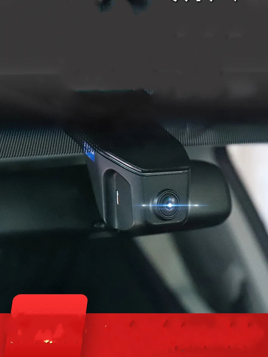 Wiring free special tachograph single shot camera with 140 degree viewing angle in black