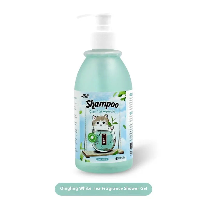 Cat universal bath lotion shampoo 280ml anti-mite body deodorisation bottle