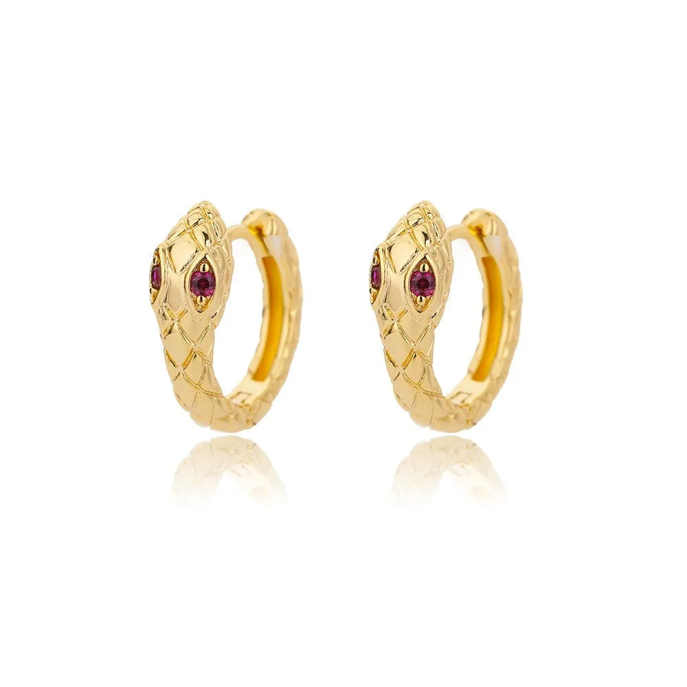 Women's copper butterfly earrings with heart, bow, and star geometric shapes in multiple colours.