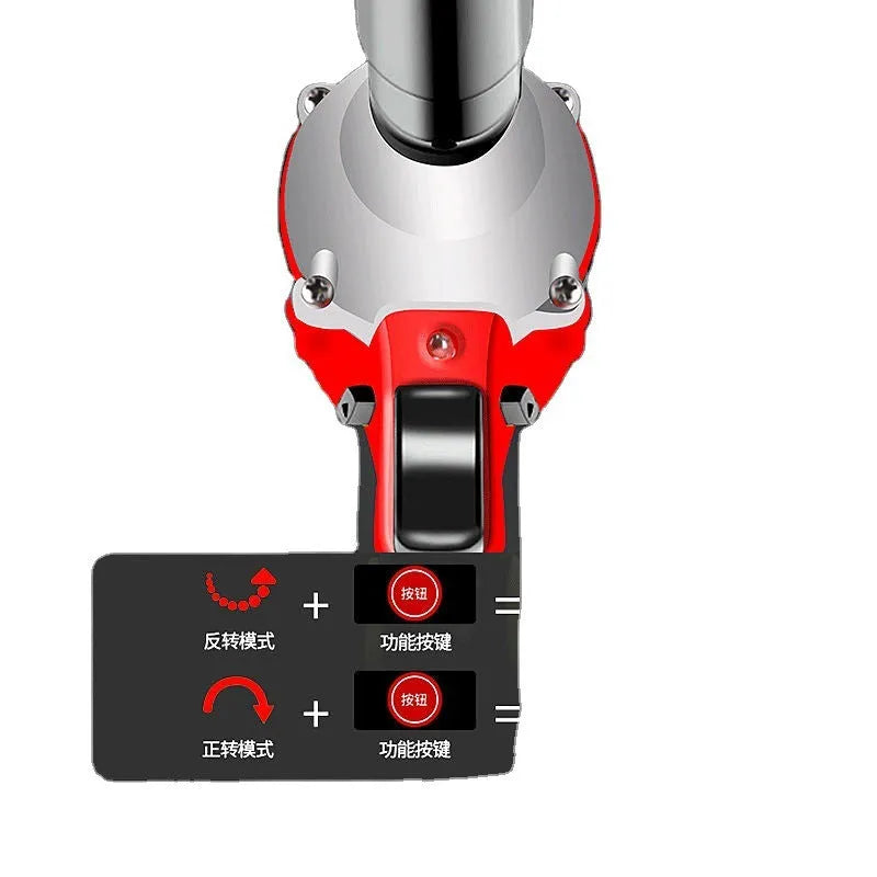 20V brushless electric wrench in Home edition with one lithium battery and one charger, multi gear adjustment