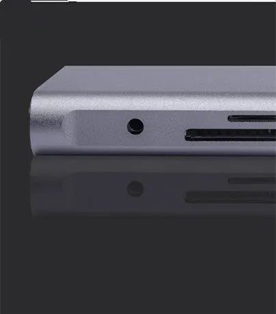10-in-1 MacBook docking hub PD power bank compatible with Apple iPhone and laptops