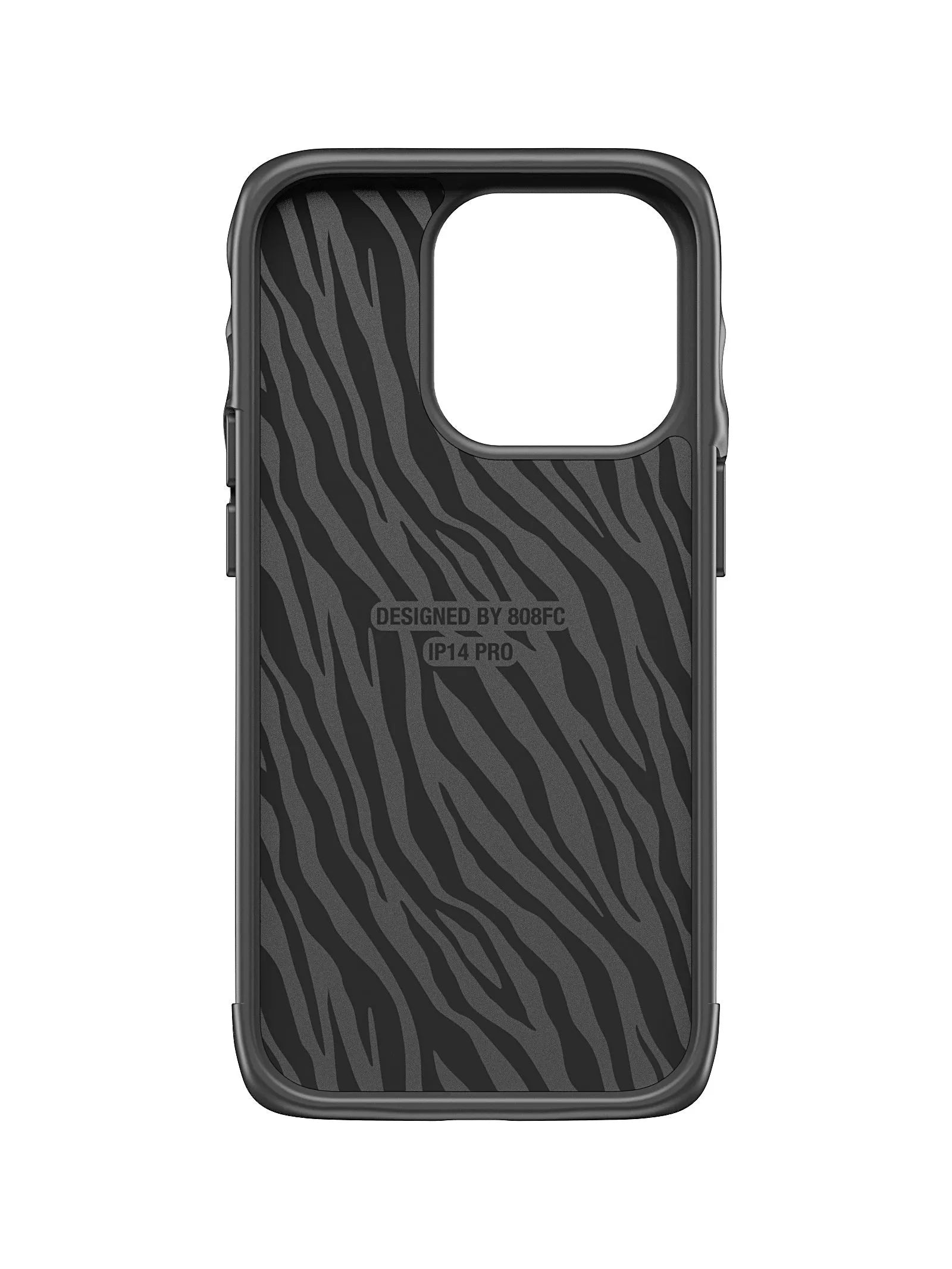 Anti drop silicone phone case for iPhone 14 Pro in carbon black with all-wrapped design