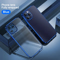Rubik's Cube straight edge frosted soft TPU phone case for Apple iPhone on a flat surface, showing back cover in a solid colour.