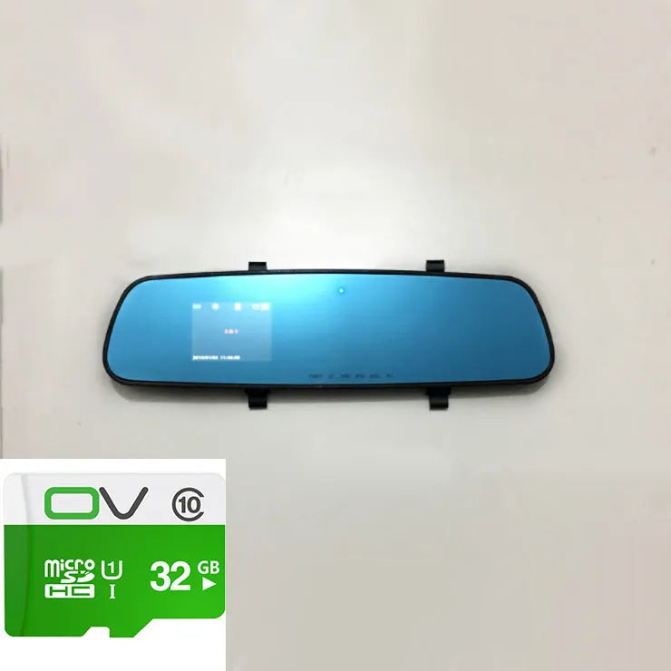 1080P HD rearview mirror driving recorder with 2.4 inch display and 100 degree lens angle