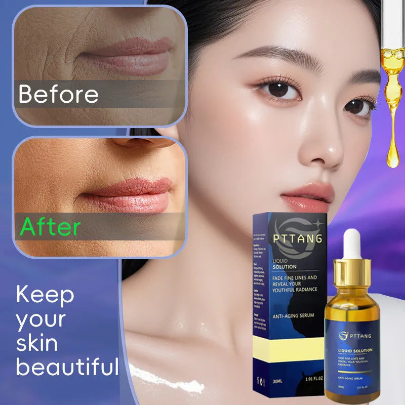 Facial moisturising liquid in clear plastic bottle with 10.1 cm height dimensions