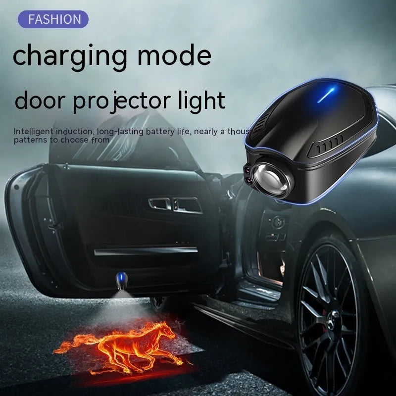 Bright Black car interior laser projector ambient light with USB power cable