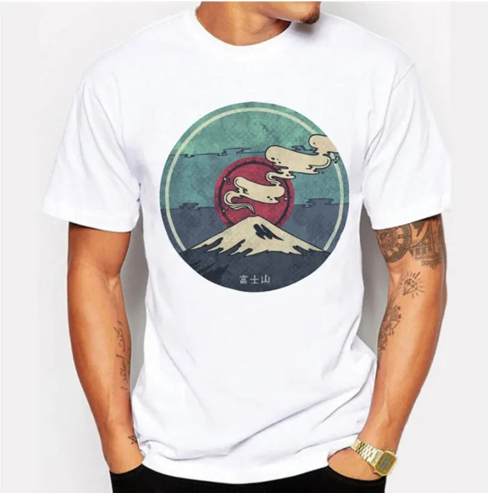 Plain white short sleeve cotton t-shirt front view, available in sizes S to 3XL