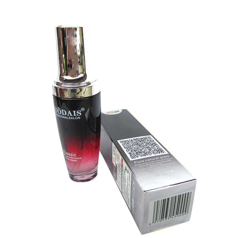 Essential oil hair serum 80ml bottle with heat protection for dry damaged hair