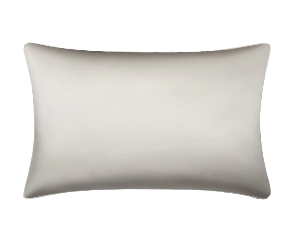 Single silk pillowcase in palace luxury style with reactive printed pattern, 48cm x 74cm size