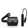 Black USB HDMI TV Dongle for phone to television screen mirroring.