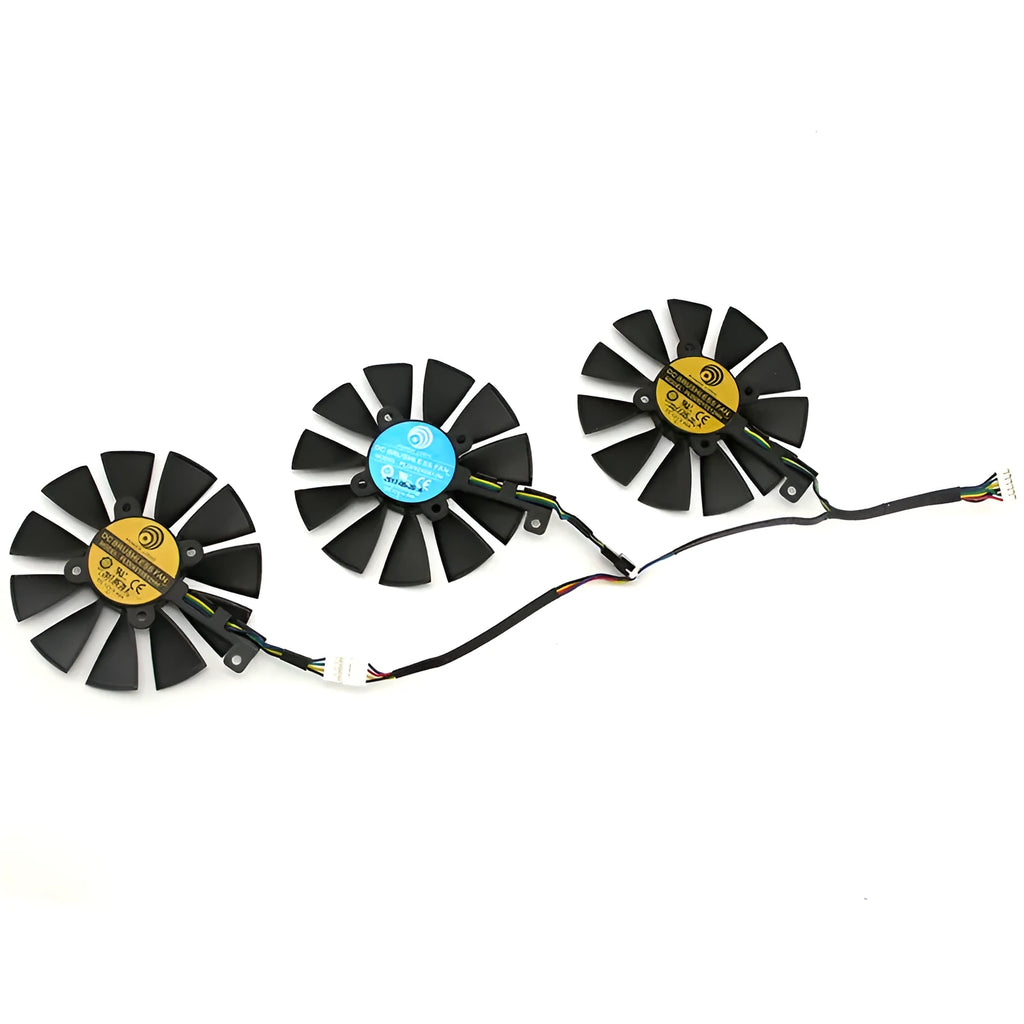 Power Logic PLD09210S12HH 87mm graphics card replacement cooling fan with 4-pin connector