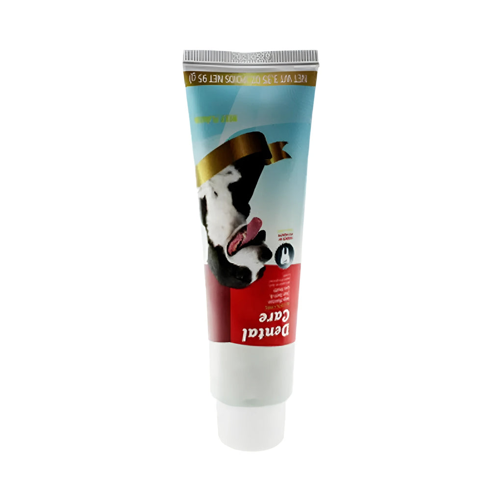 95g plastic tube of dog clean toothpaste for dog dental care and bad breath reduction