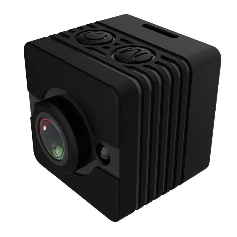 SQ12 Mini Camera HD 1080P waterproof night vision camcorder in black plastic body
