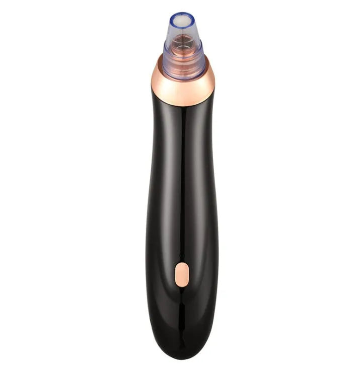Electric blackhead remover vacuum pore cleaner, 18x2.5x2.5 cm, 3.7V lithium-ion, black gold red white