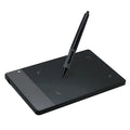 HUION 420 black electronic drawing board with battery-free pen and USB cable