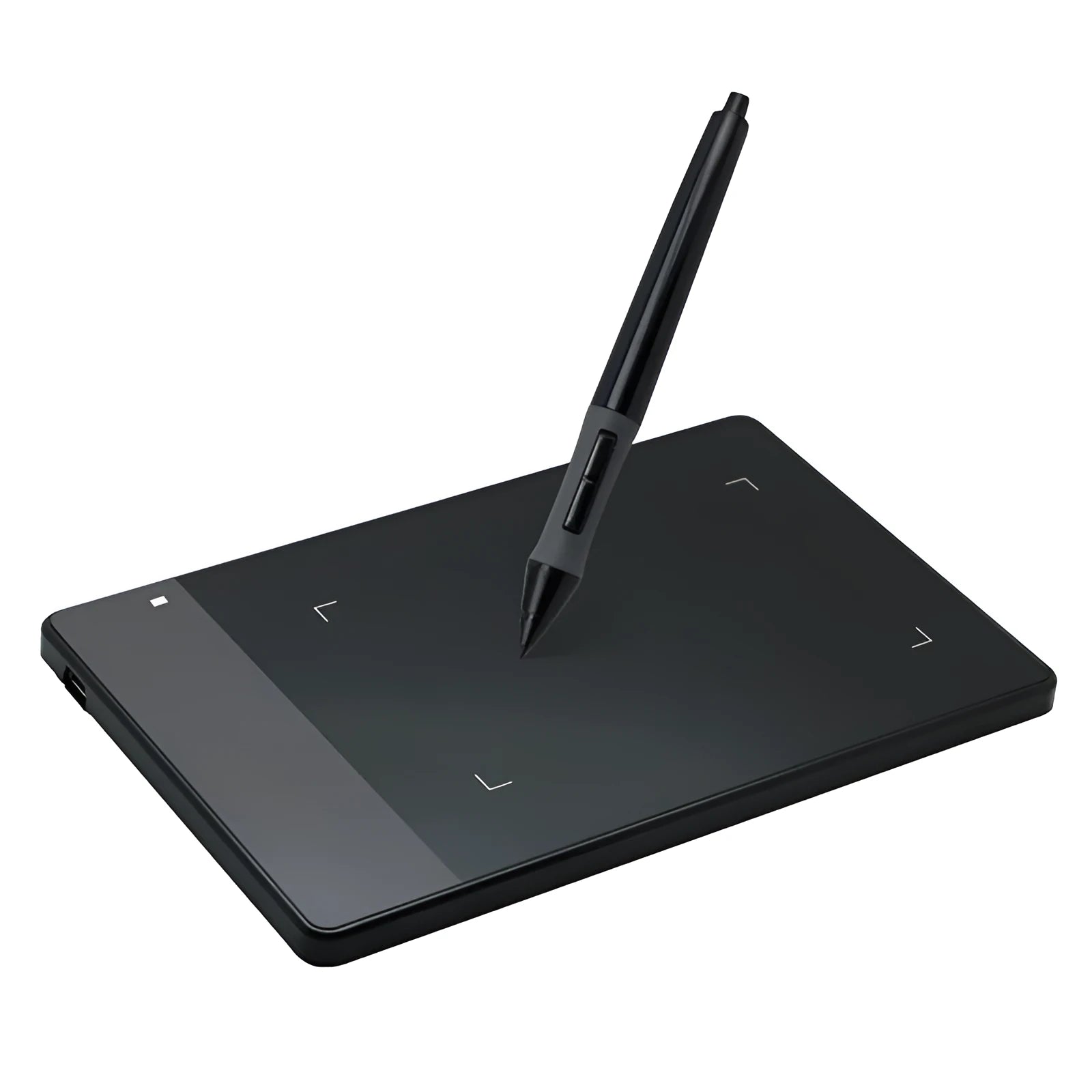 HUION 420 black electronic drawing board with battery-free pen and USB cable