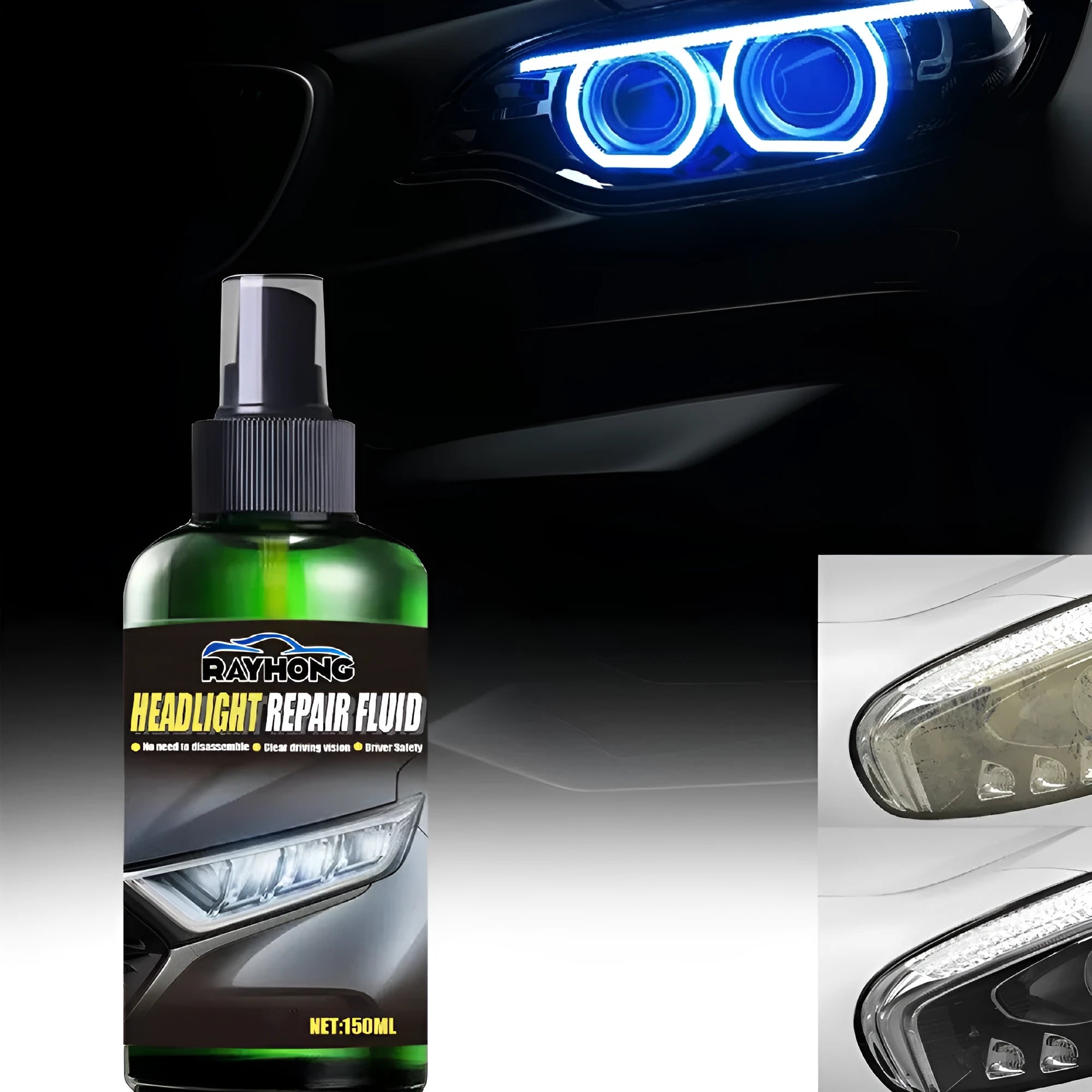 150ml car lamp repairing liquid bottle for headlight restoration and plastic lens brightening