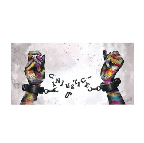 Children's graffiti abstract canvas print frameless wall art in modern style for kids room