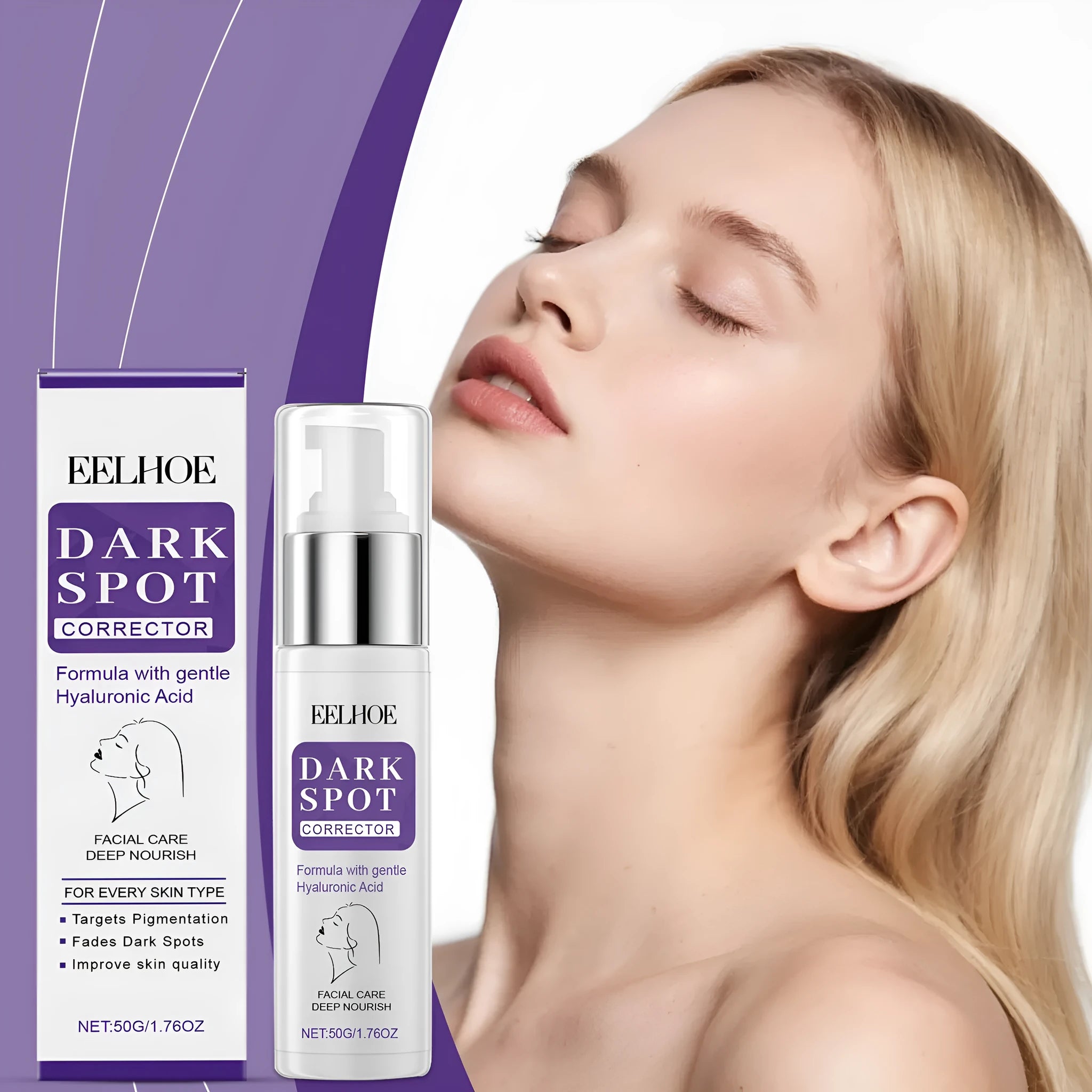 A 50g tube of daily moisturising skin care cream for balancing water and oil and minimising pores.