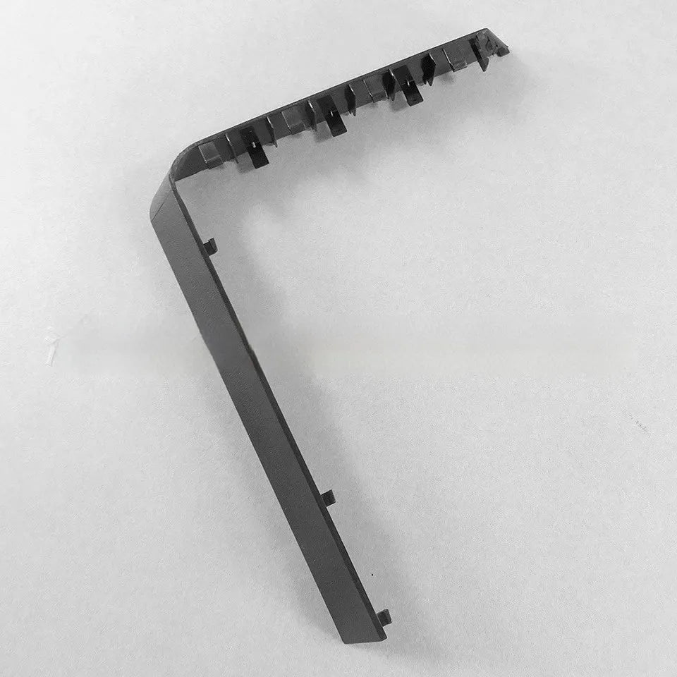 Black plastic hard drive baffle bin bracket for mounting a 2.5 or 3.5 inch drive